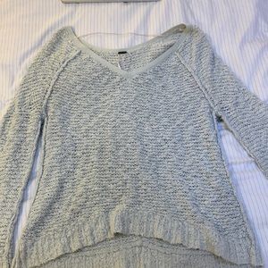 Free People Pullover Sweater, Aqua
